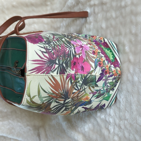 DESIGUAL | Liberty Tropics Hummingbird Leather Tote - Picture 5 of 16
